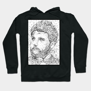 GEORGES BIZET black and white pencil portrait .1 Hoodie